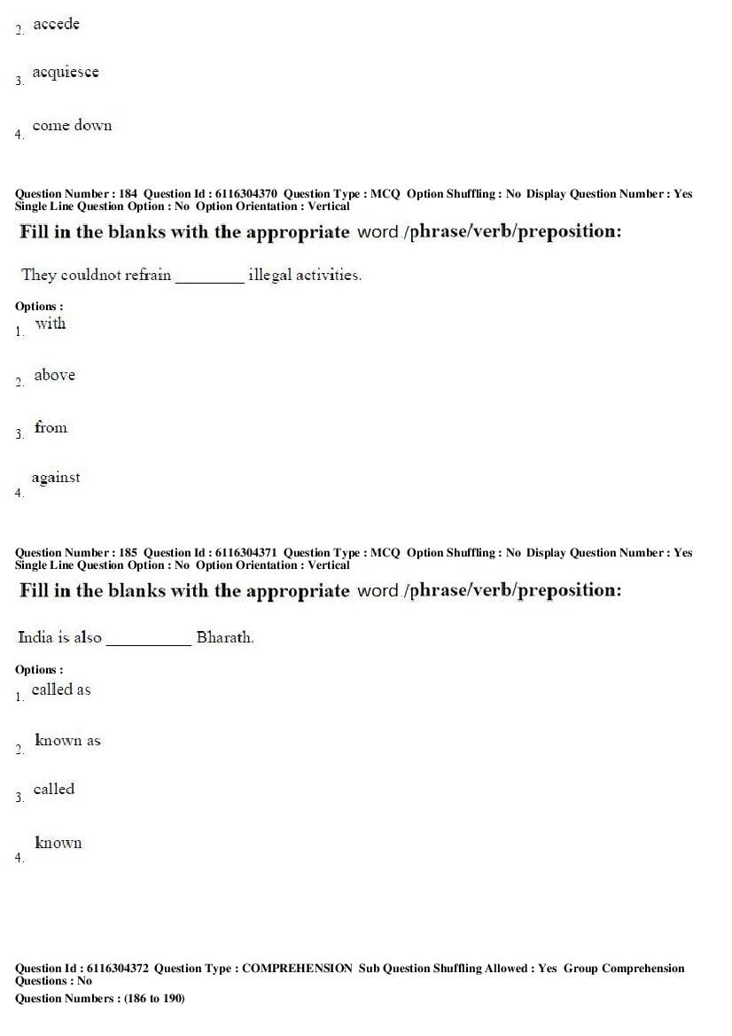 AP ICET 2018 Question Papers PDF (2 May, Shift 1 and 2)