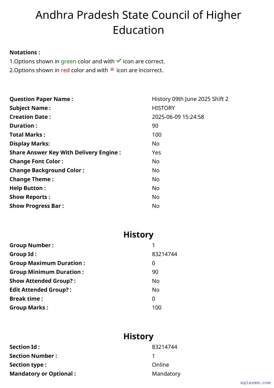 AP PGCET 2025 Question Paper with Answer Key History - Page 1 of 64