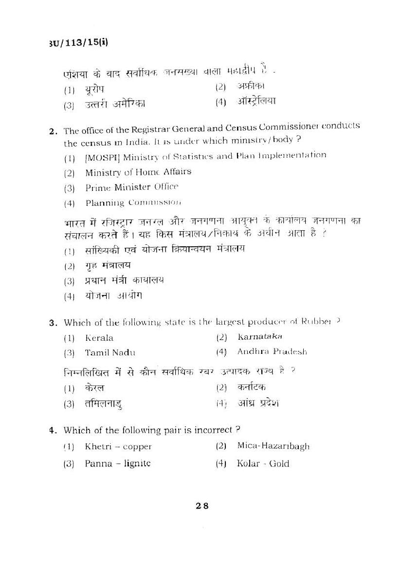 BHU UET 2018 Question Papers PDF (22 Programme Papers)