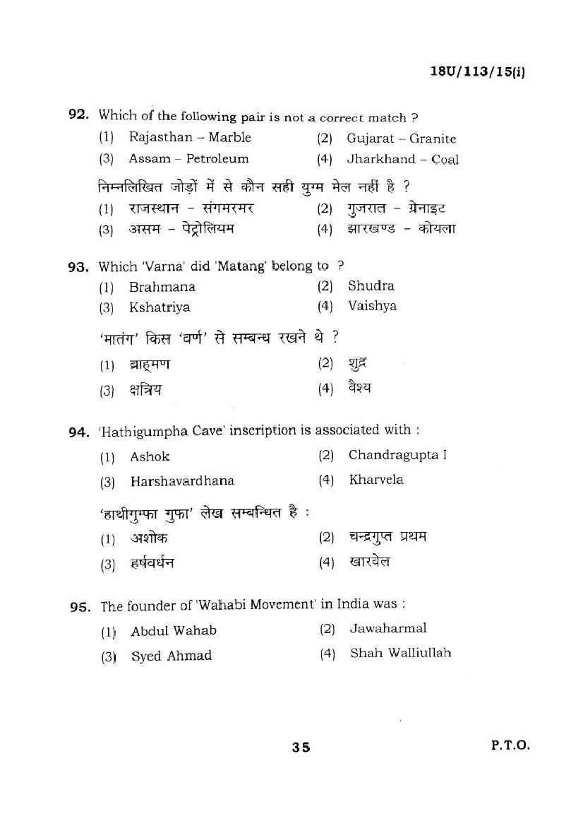 BHU UET 2018 Question Papers PDF (22 Programme Papers)