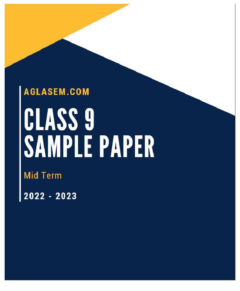 Class 9 Sample Paper 2023 Punjabi (Mid Term) - Page 1
