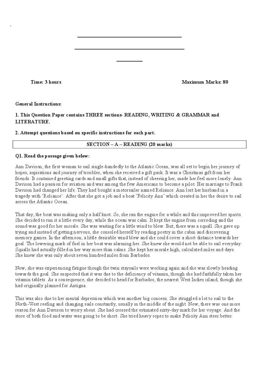 class 9th english mid term paper 2023 pdf