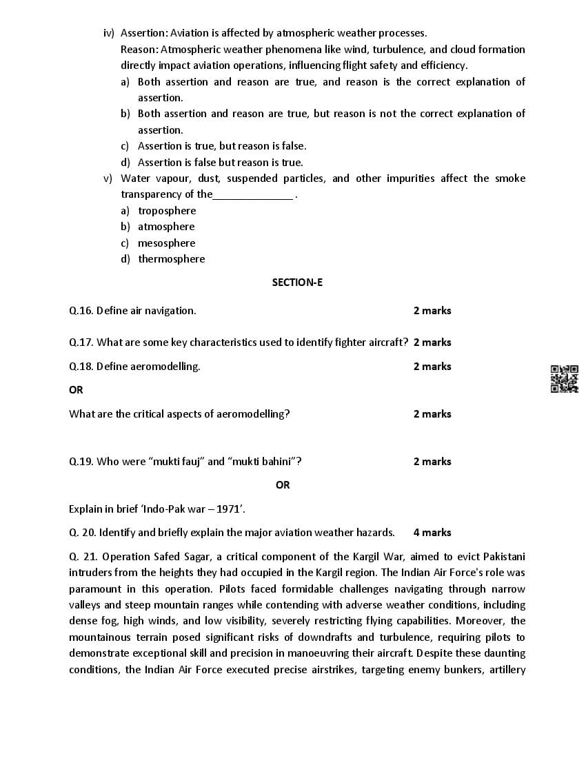 CBSE Class 10 NCC Sample Paper 2025 With Answer Key - Download PDF Here