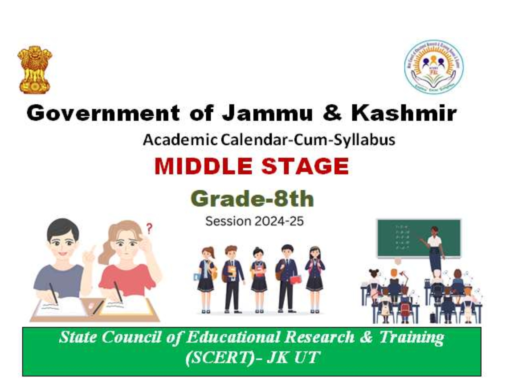 JKBOSE Class 8th Syllabus 2025 PDF Jammu And Kashmir Board Syllabus 