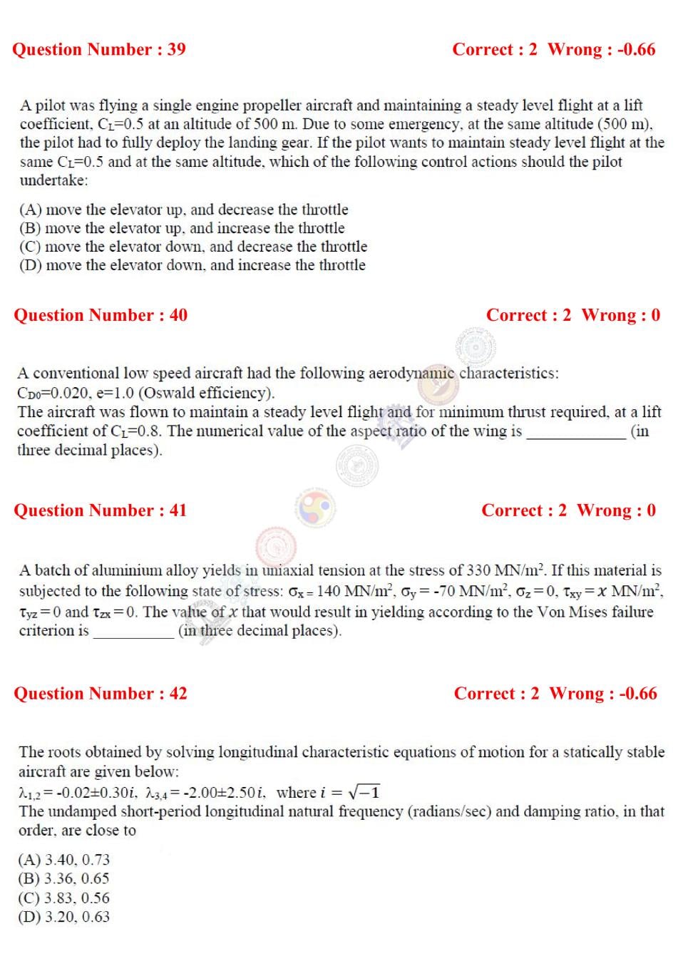 GATE 2017 Question Papers PDF with Answers (40 Papers)