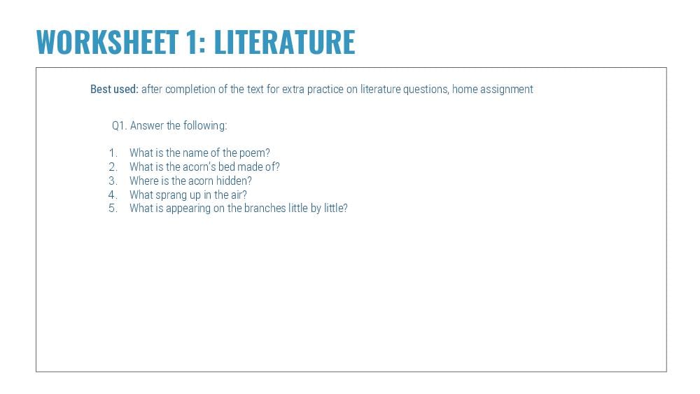 Teaching Material for Class 3 English – NCERT CBSE Handbook for Teachers