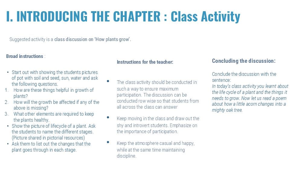 Teaching Material for Class 3 English – NCERT CBSE Handbook for Teachers