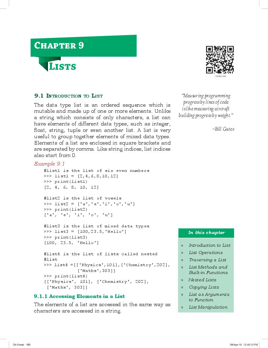 cbse-class-11-computer-science-chapter-9-lists-cbse-study-group