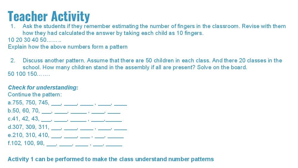 Teaching Material for Class 3 Maths – NCERT CBSE Handbook for Teachers