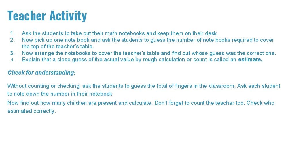 Teaching Material for Class 3 Maths – NCERT CBSE Handbook for Teachers