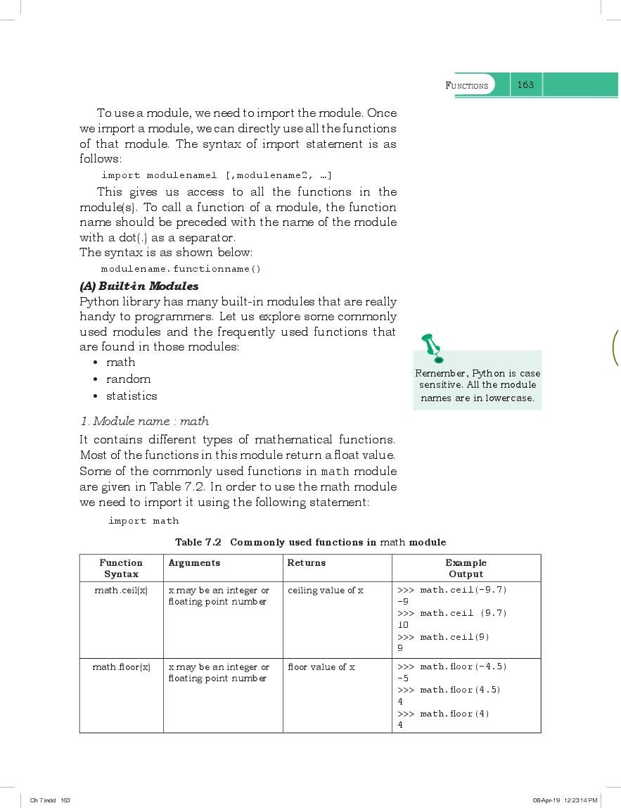 ncert-book-class-11-computer-science-chapter-7-function