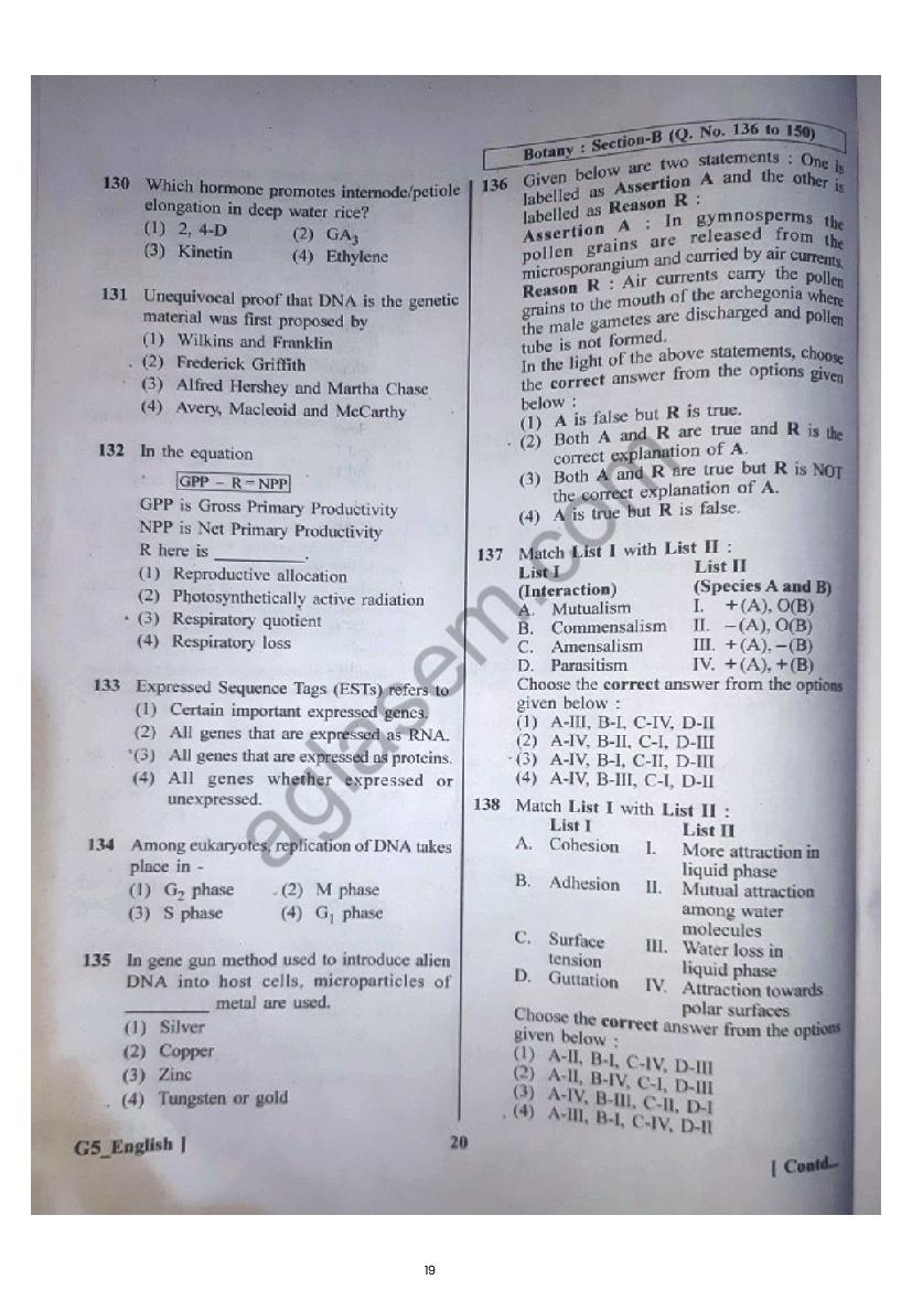 NEET 2023 Question Paper (PDF Available) - Download With Solutions ...