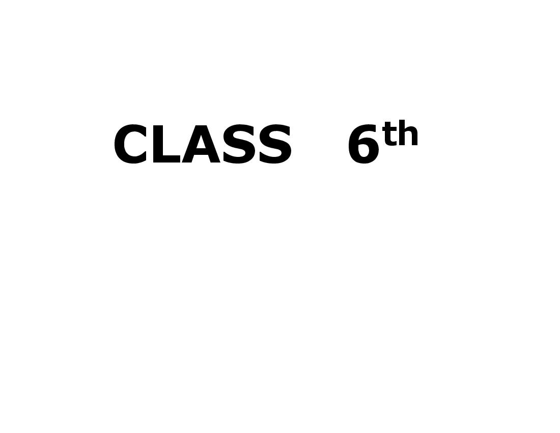 JKBOSE Class 6 Syllabus 2023 - Page 1
