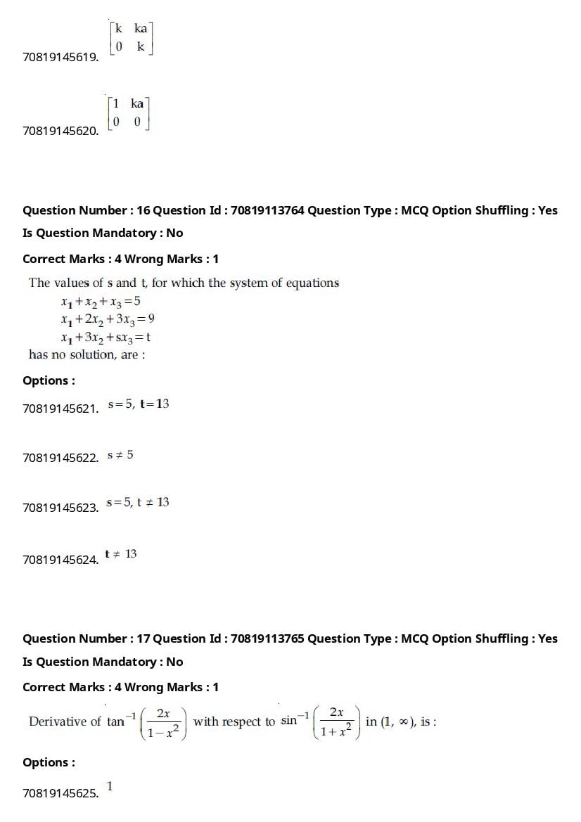 JEE Main 2021 Question Paper PDF (Shift-wise, 232 Papers)