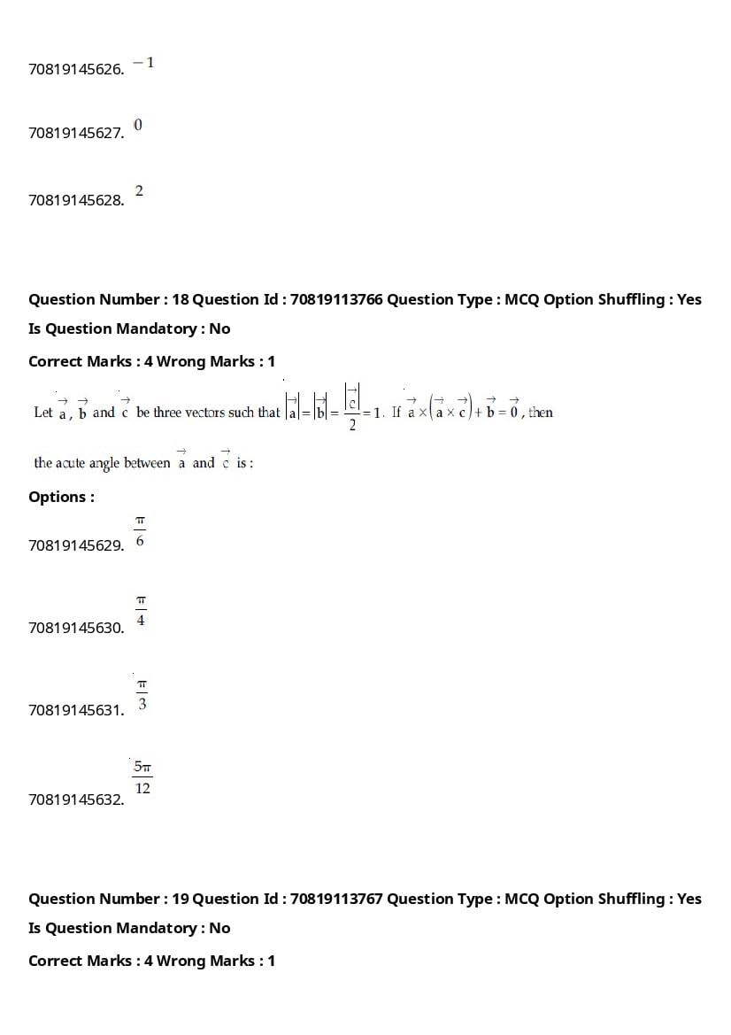 JEE Main 2021 Question Paper PDF (Shift-wise, 232 Papers)