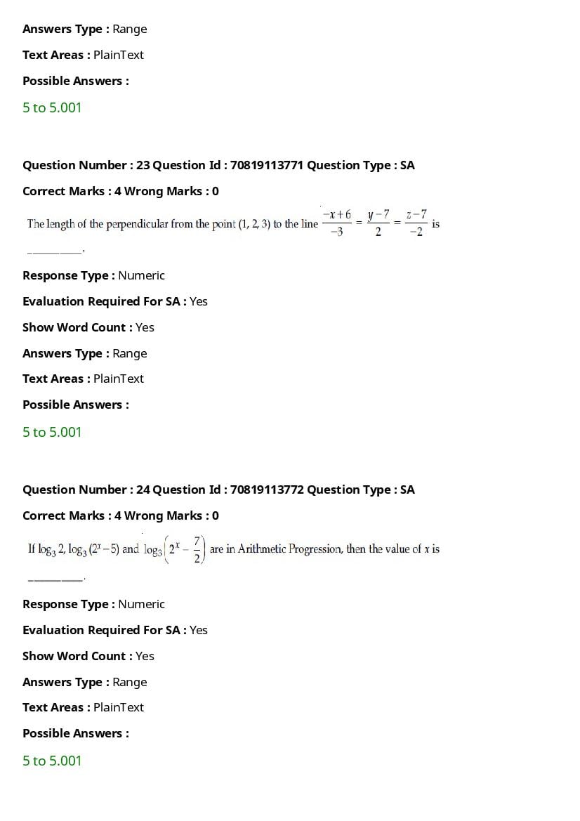 JEE Main 2021 Question Paper PDF (Shift-wise, 232 Papers)