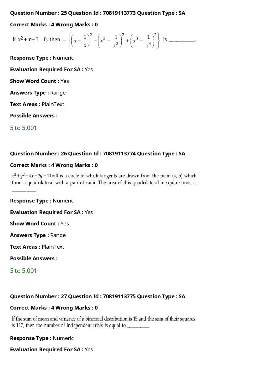 JEE Main 2021 Question Paper PDF (Shift-wise, 232 Papers)