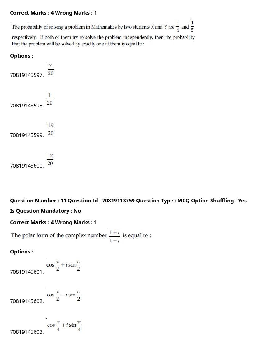 JEE Main 2021 Question Paper PDF (Shift-wise, 232 Papers)