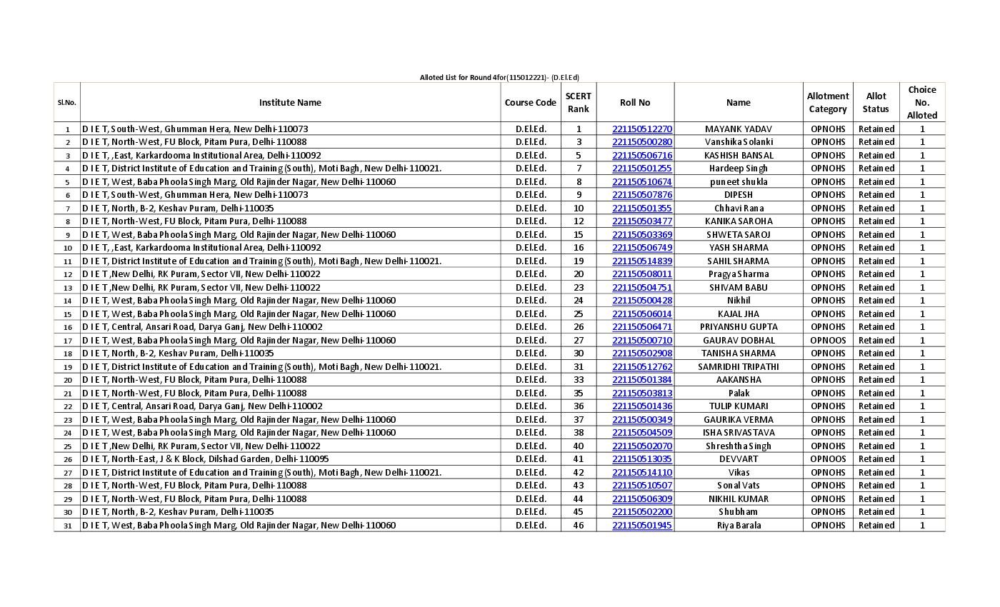 diet-delhi-2022-4th-admission-list-for-d-el-ed