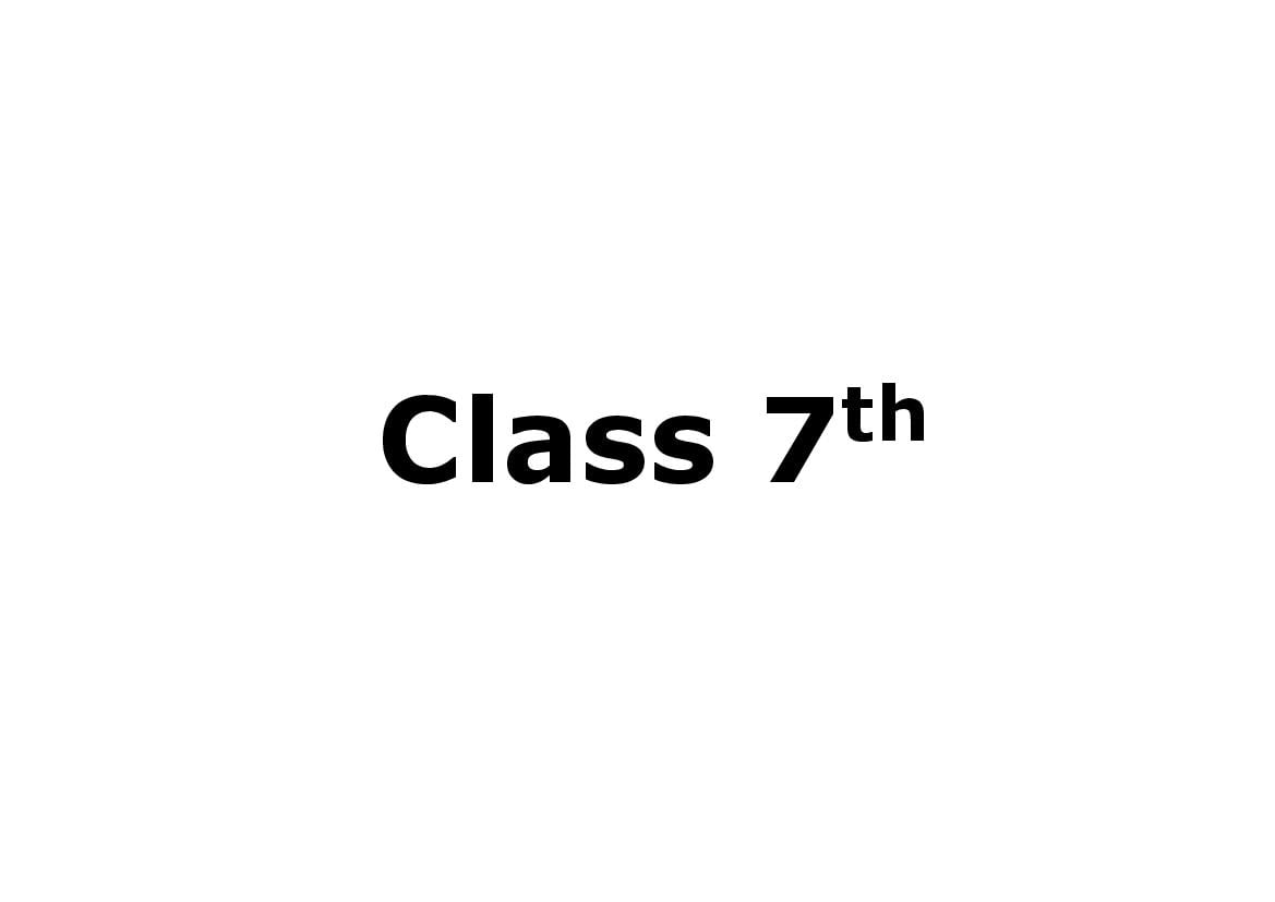 JKBOSE Class 7 Syllabus 2023 - Page 1