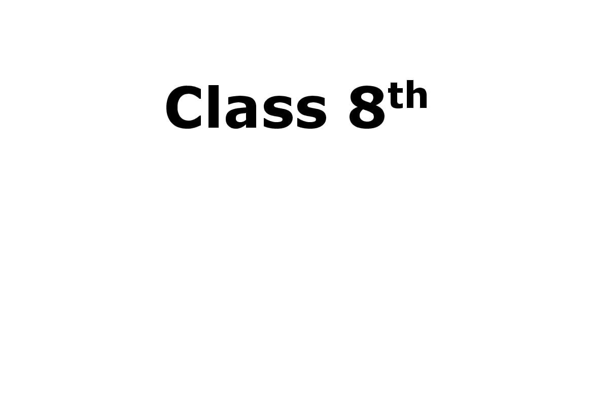 JKBOSE Class 8 Syllabus 2023 - Page 1