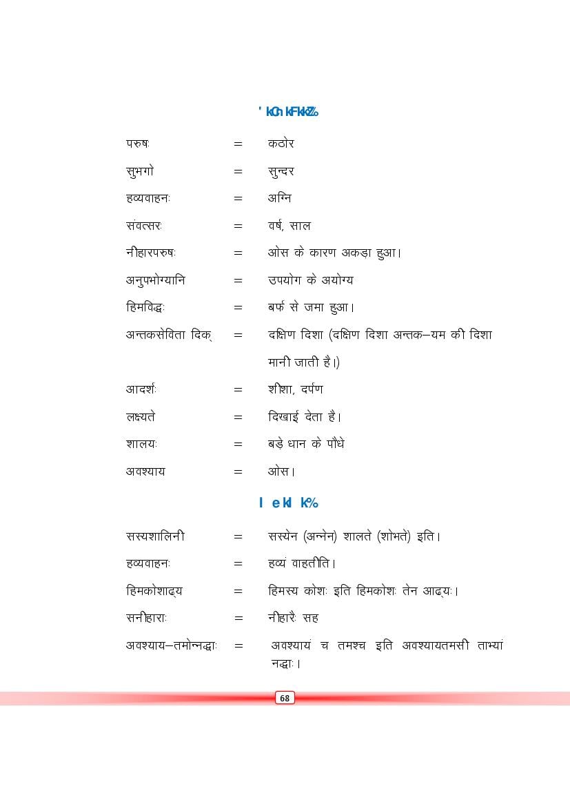 CG Board Class 10 Sanskrit Book (PDF) - Download Chhattisgarh Board ...