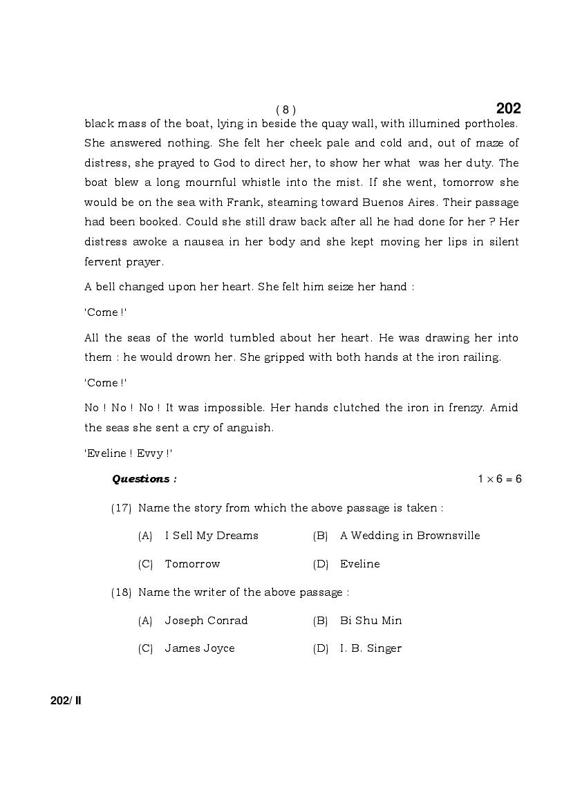 HBSE 12th English Elective Previous Year Question Papers (PDF ...