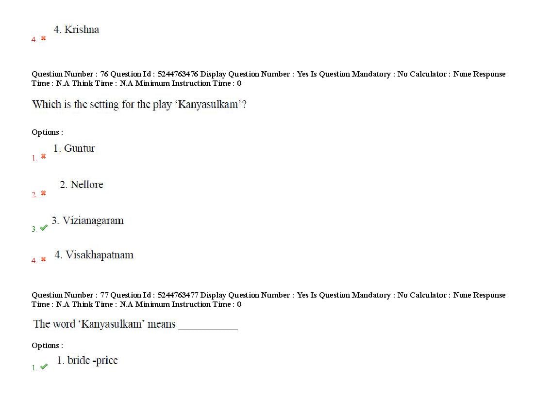 AP PGCET 2022 Question Paper PDF with Answer Key (26 Subjects)