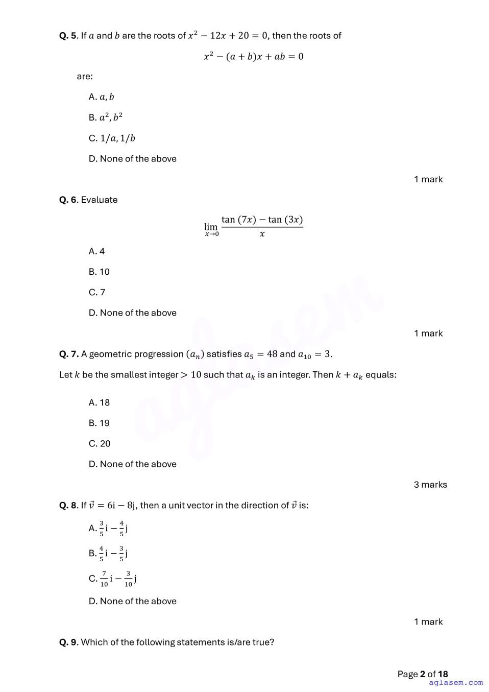 ACET 2026 Question Papers PDF with Solutions (January, June)