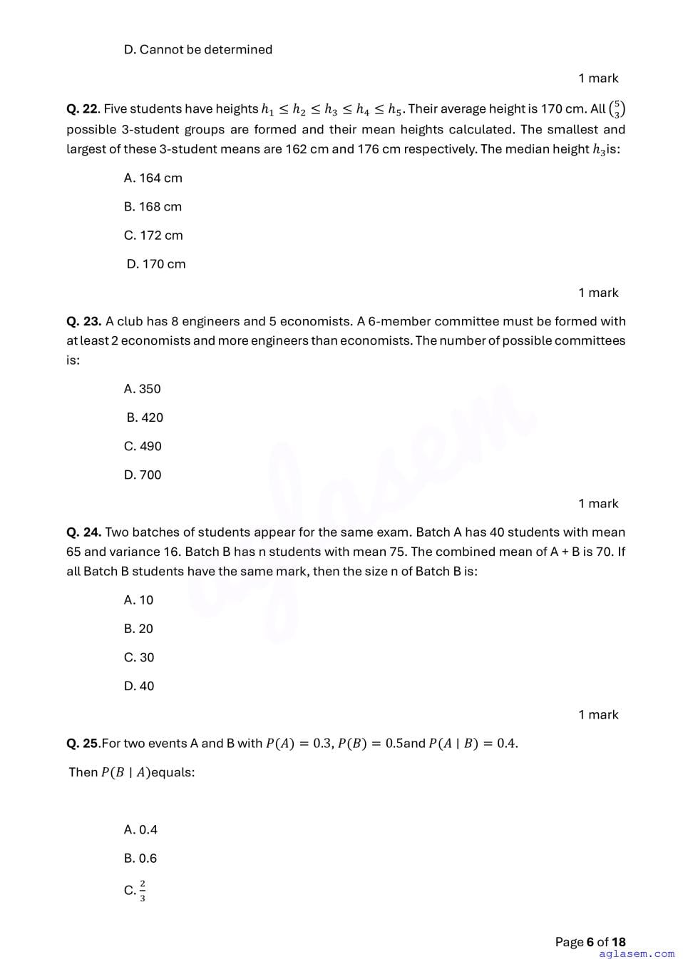 ACET 2026 Question Papers PDF with Solutions (January, June)