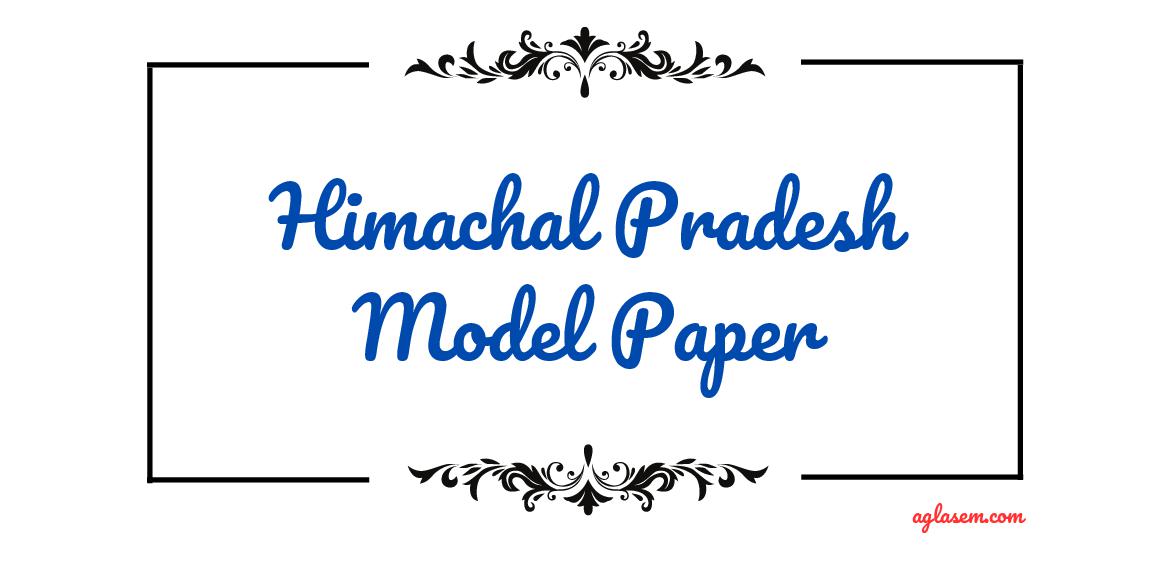 HP Board 12th Class Model Test Paper 2024 Music (Vocal) - Page 1