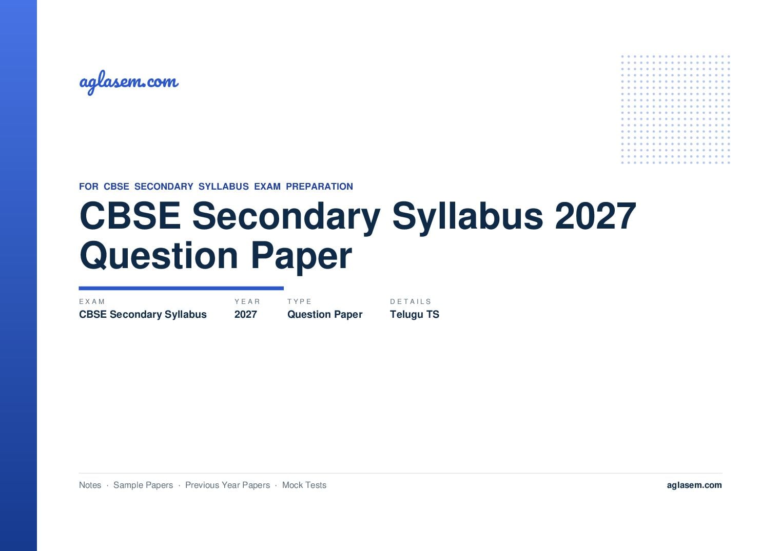 CBSE Secondary Syllabus 2027 Telugu TS - Page 1 of 32