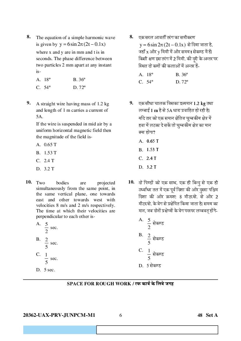 CG PAT PVPT 2023 Question Paper PDF (PCMB and Agriculture)