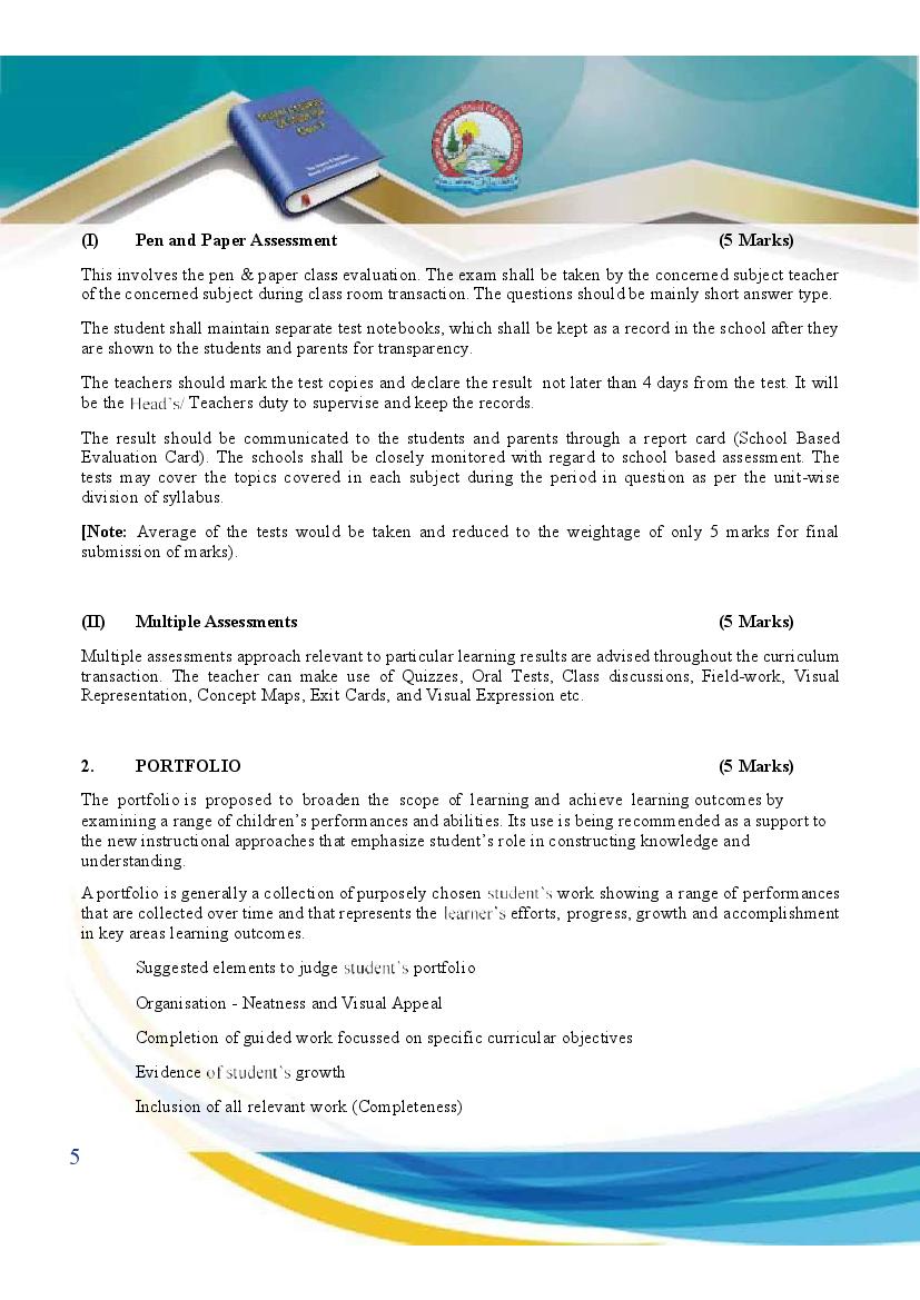 JKBOSE Class 10th Syllabus 2025 PDF Jammu And Kashmir Board 