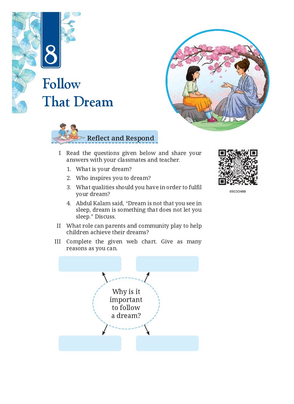 NCERT Book Class 9 English (Kaveri) Chapter 8 Follow That Dream - Page 1 of 28
