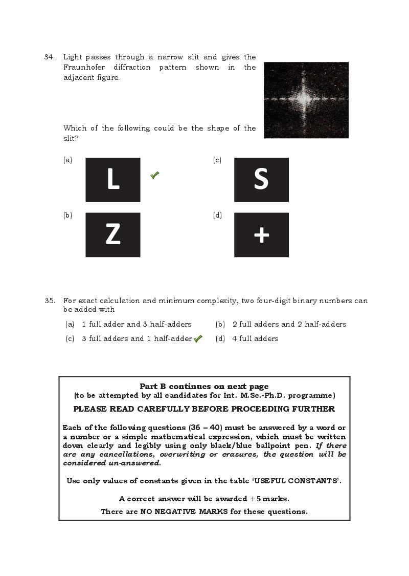 TIFR GS 2017 Question Paper PDF (Physics, Chemistry, Maths, Bio, CS)