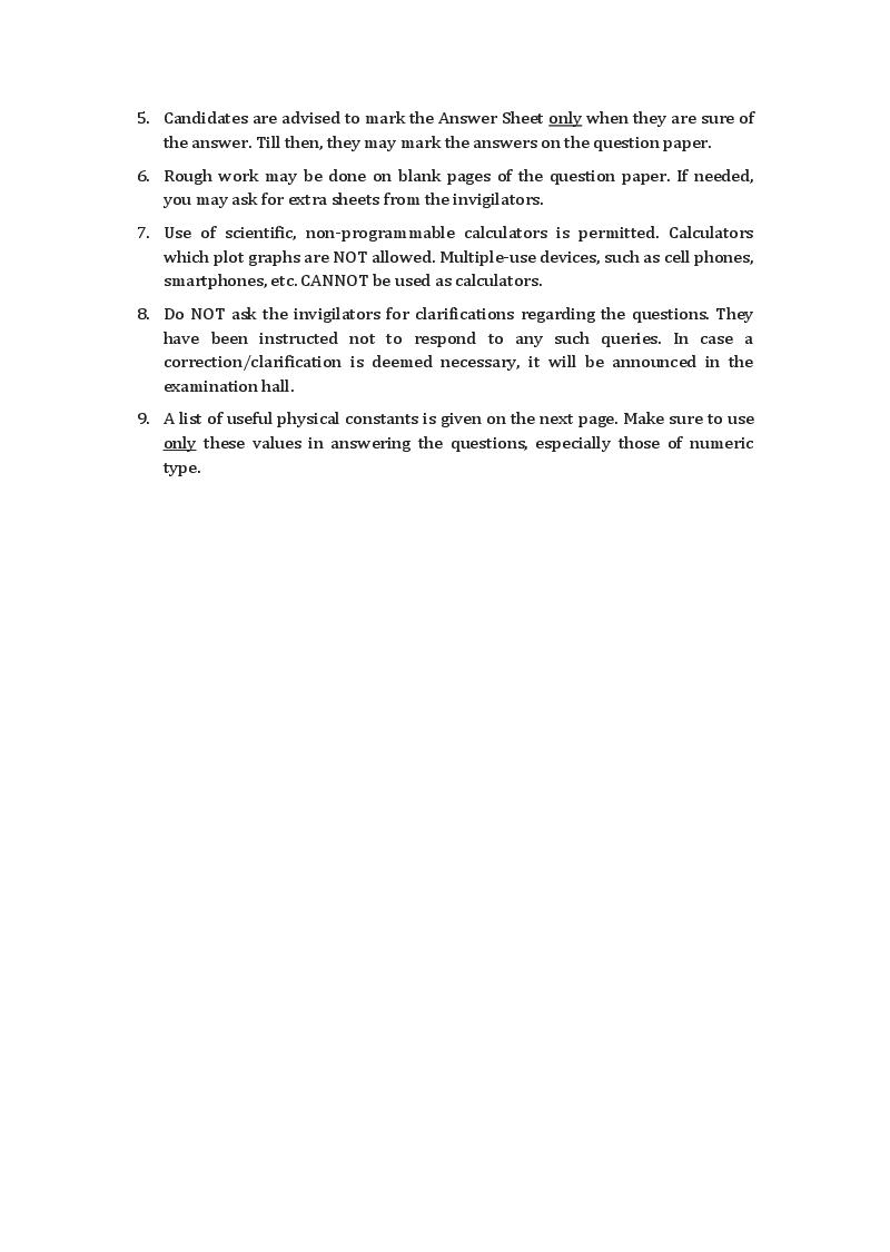 TIFR GS 2017 Question Paper PDF (Physics, Chemistry, Maths, Bio, CS)