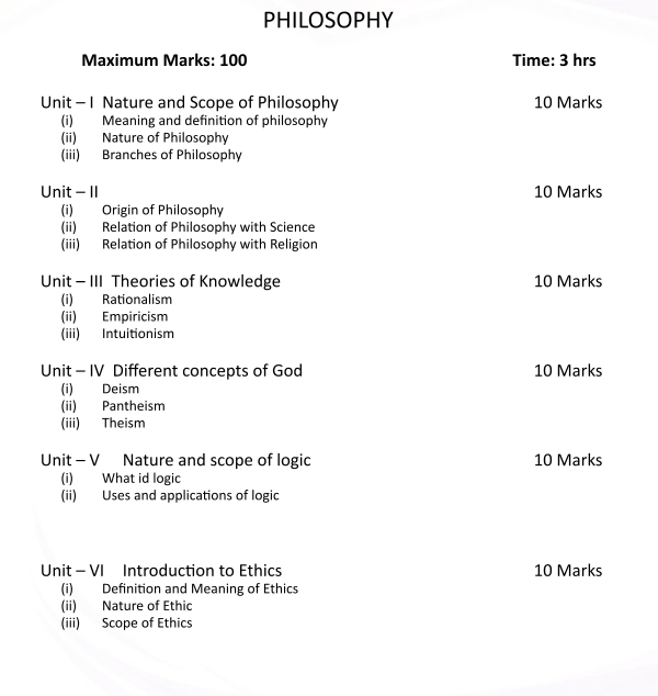 JKBOSE Class 11th Syllabus 2023 (PDF) - Jammu And Kashmir Board ...