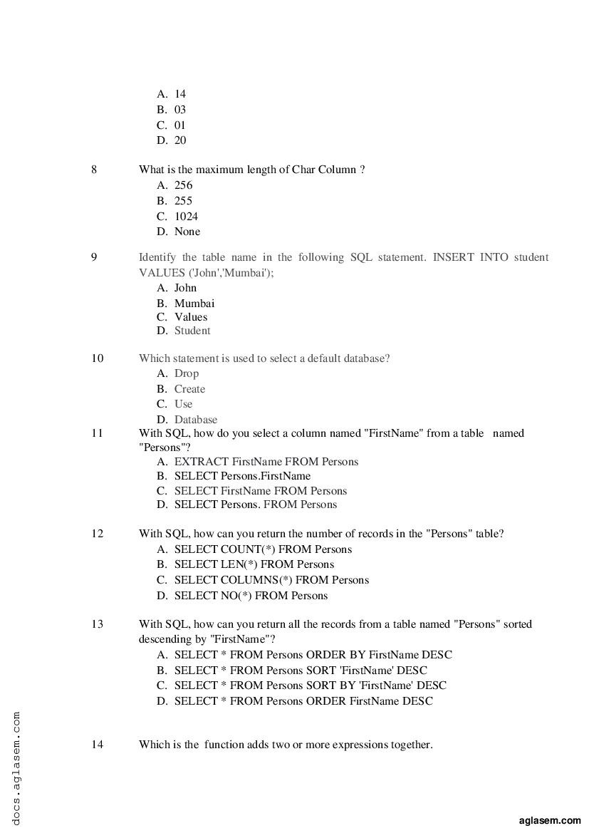 Goa Board HSSC Web Technology Model Question Paper 2023 (PDF)