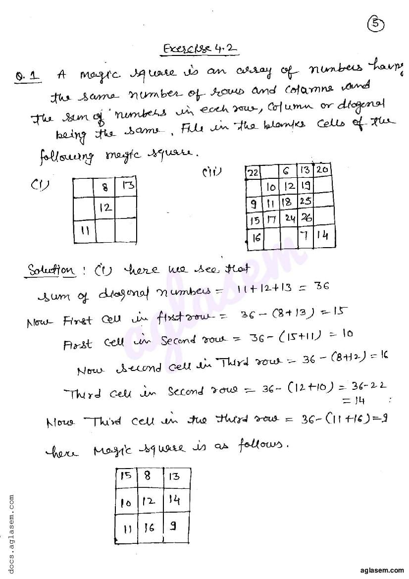 RD Sharma Solutions Class 6 Maths Chapter 4 Operations on Whole Numbers Exercise 4.2 - Page 1