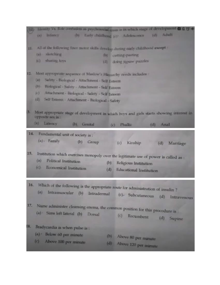 IGNOU OPENNET 2019 Question Paper PDF (OPENNET-VIII, Partial)