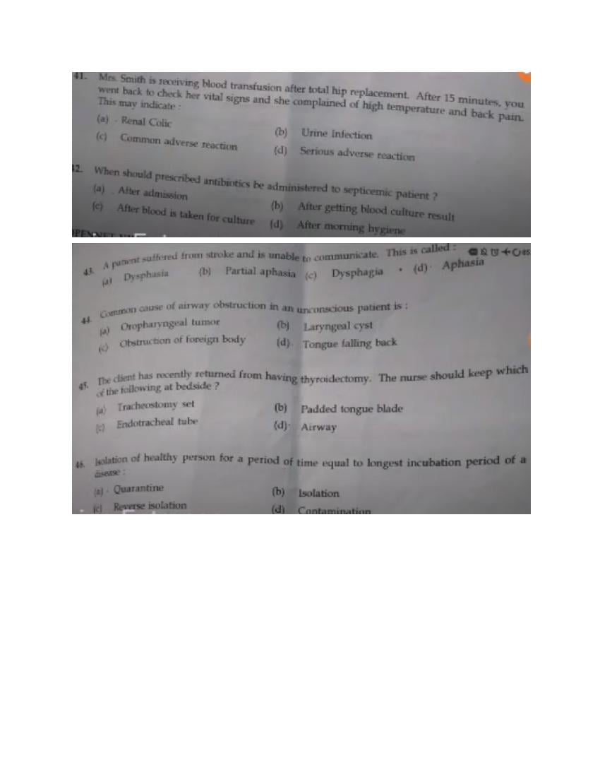 IGNOU OPENNET 2019 Question Paper PDF (OPENNET-VIII, Partial)