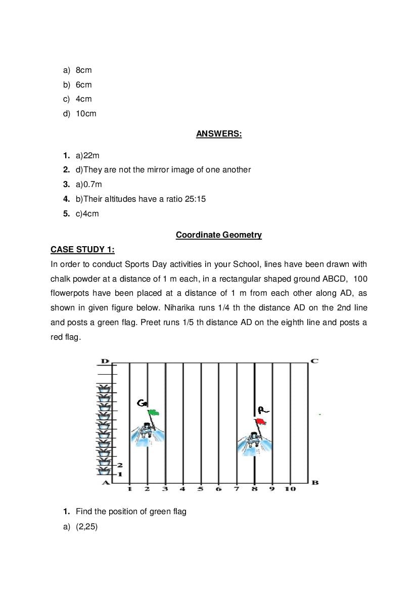 Model Paper Math Class 8 CBSE Class 10 Mathematics Question Bank (PDF) – Official CBSE Question Bank