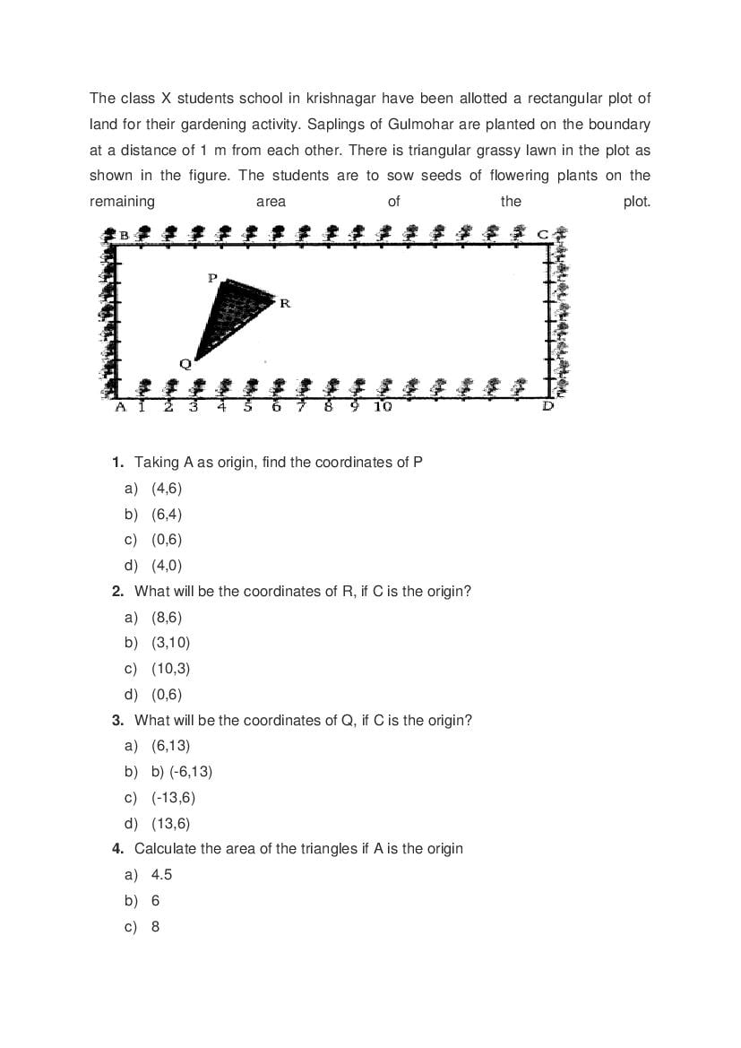 Model Paper Math Class 8 CBSE Class 10 Mathematics Question Bank (PDF) – Official CBSE Question Bank