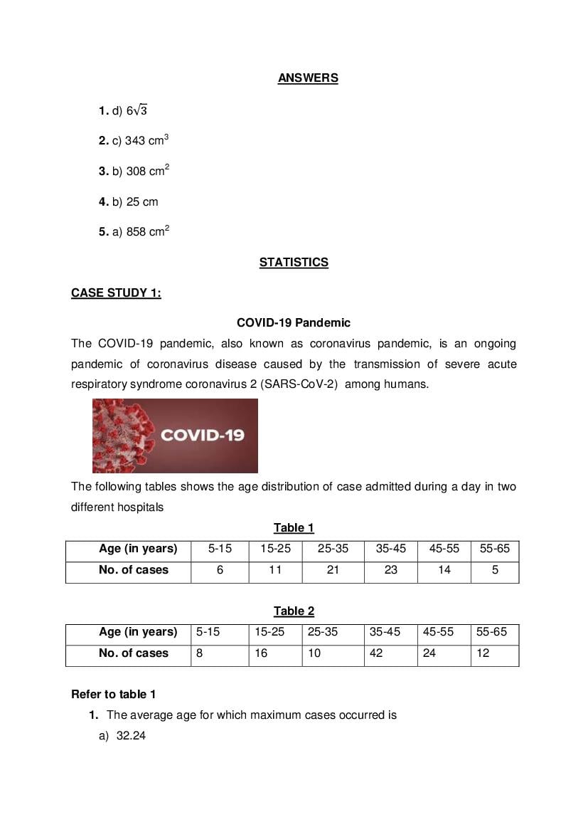 CBSE Class 10 Mathematics Question Bank (PDF) – Official CBSE Question Bank