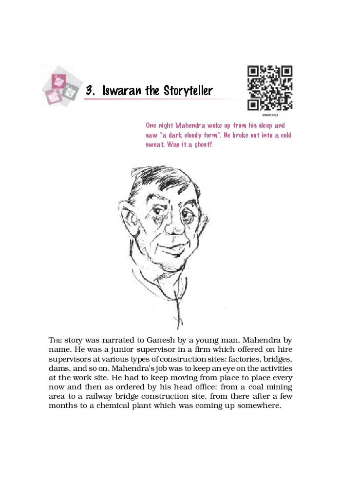 NCERT Book Class 9 English (Moments) Chapter 3 Iswaran the Storyteller - Page 1