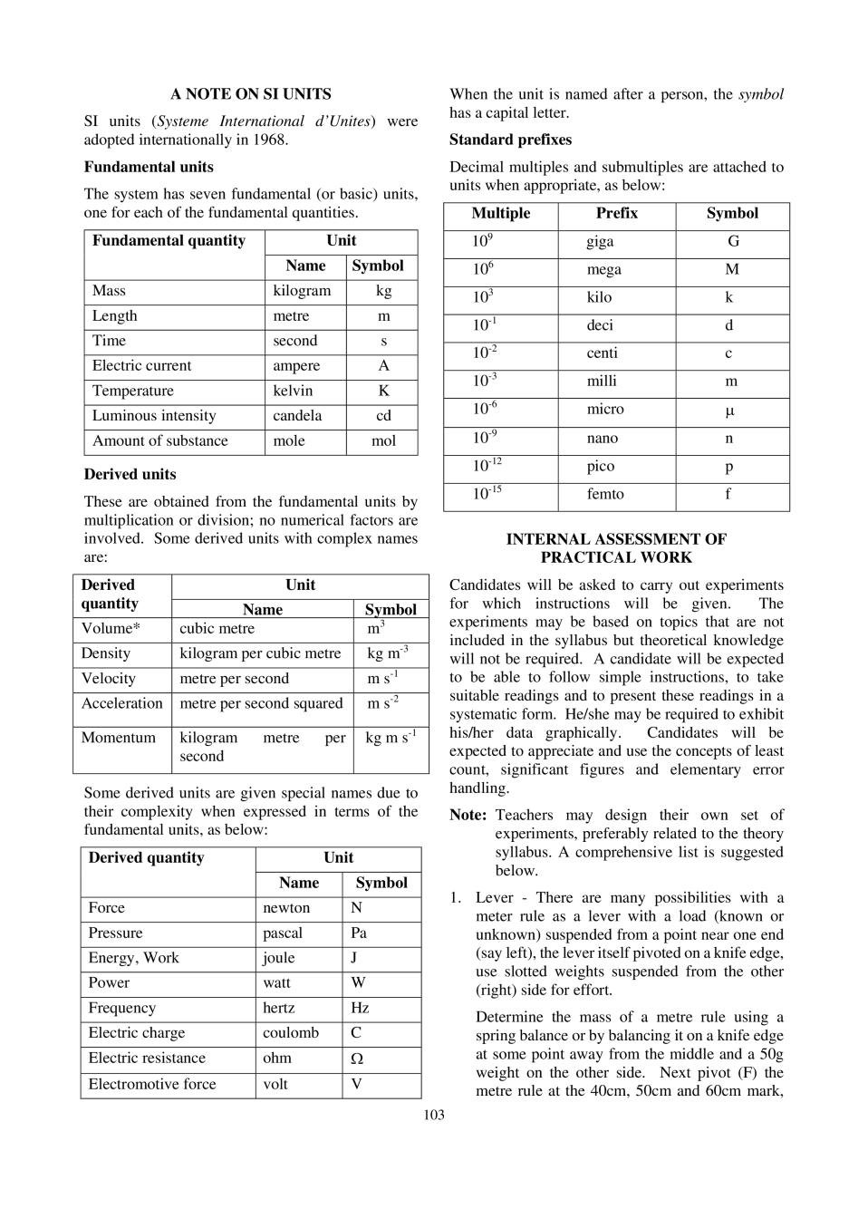 Icse physics syllabus 2020 2021 for class 9 class 10 aglasem schools