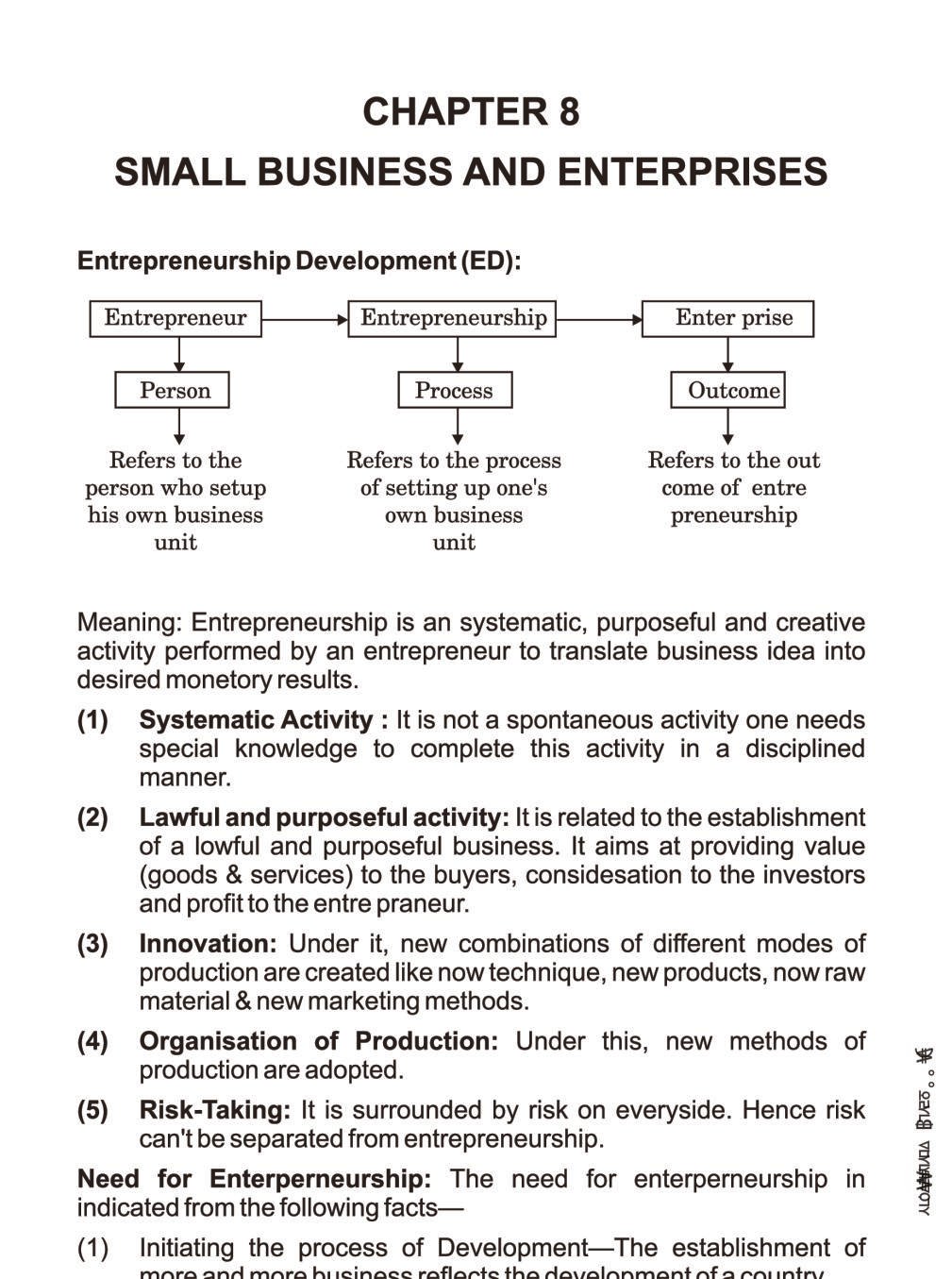 case study of chapter 1 business class 11