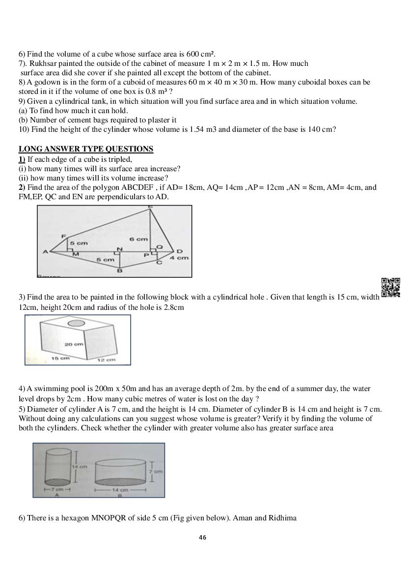 Class 8 Maths Notes For Mensuration Pdf Study Material Aglasem Class 8 Maths Notes For Mensuration Pdf Study Material Aglasem