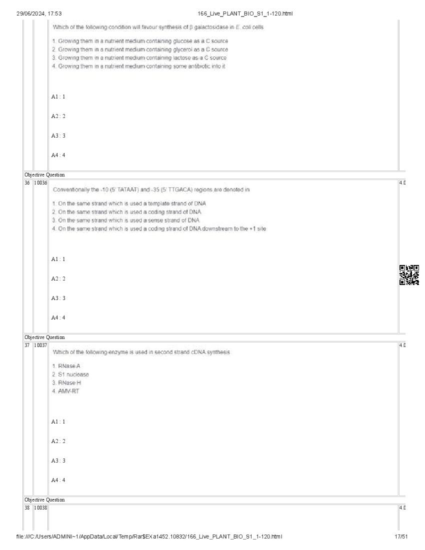 ICAR AIEEA PG 2024 Question Paper PDF (20 Subjects + Answer Key)
